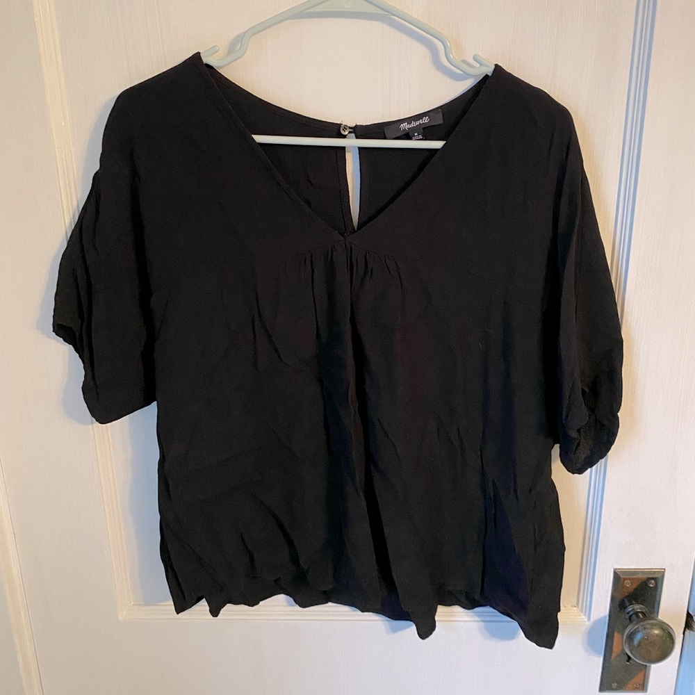 Madewell babydoll blouse